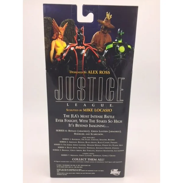 HAWKGIRL FIGURINE ARTICULÉE ALEX ROSS JUSTICE LEAGUE SERIES 6 DC DIRECT