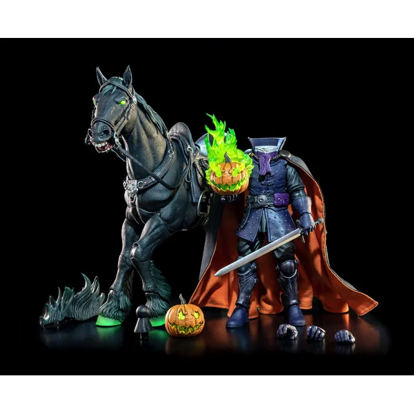 Headless Horseman Green Spectral figurine Figura Obscura Four Horsemen