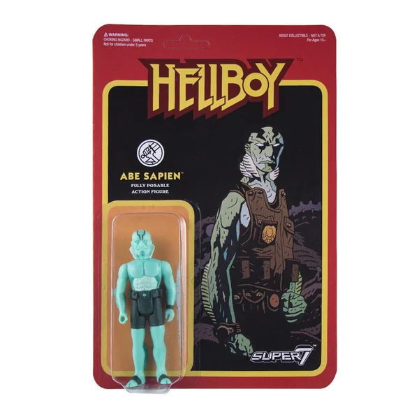 HELLBOY: HELLBOY, ABE SAPIEN, LIZ SHERMAN, LOBSTER JOHNSON - assortiment de 4 figurines articulées "ReAction"