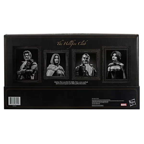HELLFIRE CLUB EXCLUSIVE PACK 4 FIGURINES MARVEL LEGENDS HASBRO 15 CM