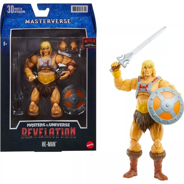 He-Man figurine Masters of the Universe Revelation Masterverse Mattel 18 cm