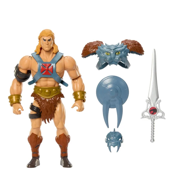 He-Man figurine Masters of the Universe x ThunderCats Mattel 14 cm