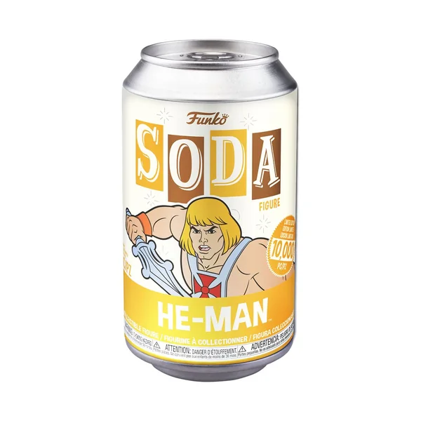 He-Man figurine Vinyl Soda Masters of the Universe Funko