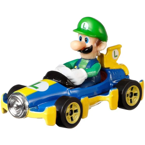 HOT WHEELS - MARIO KART - VEHICULE LUIGI