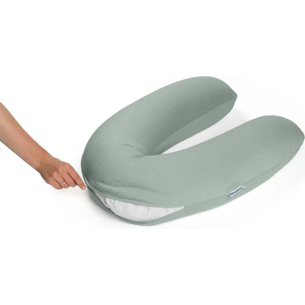 Housse pour coussin d'allaitement multifonction Buddy, Jersey Vert