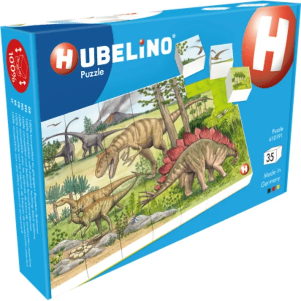 HUBELINO Puzzle-Monde des dinosaures