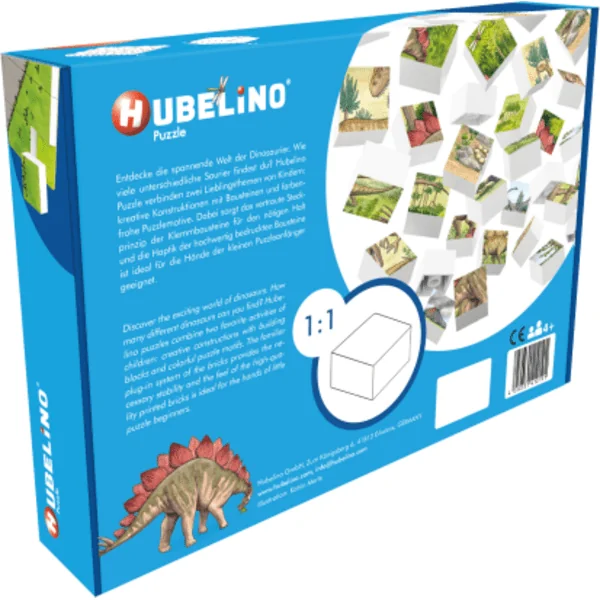 HUBELINO Puzzle-Monde des dinosaures