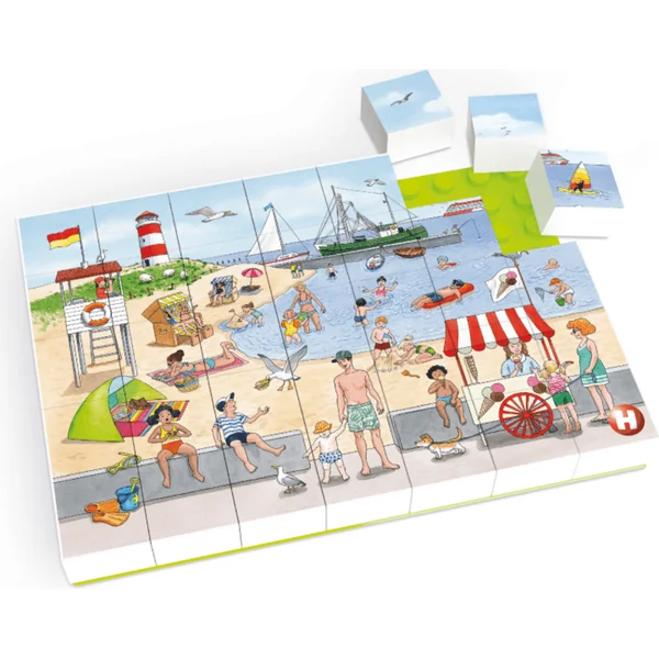 HUBELINO Puzzle-Vacances à la plage