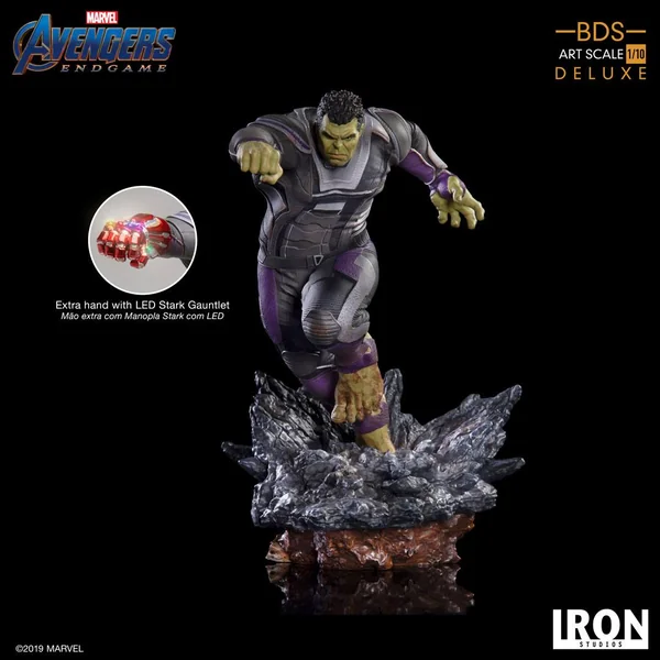 Hulk Deluxe version statuette 1/10 Avengers Endgame BDS Art Scale Iron Studios 22 cm