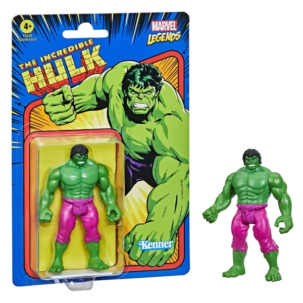 Hulk figurine Marvel Legends Retro Collection Series Hasbro 10 cm
