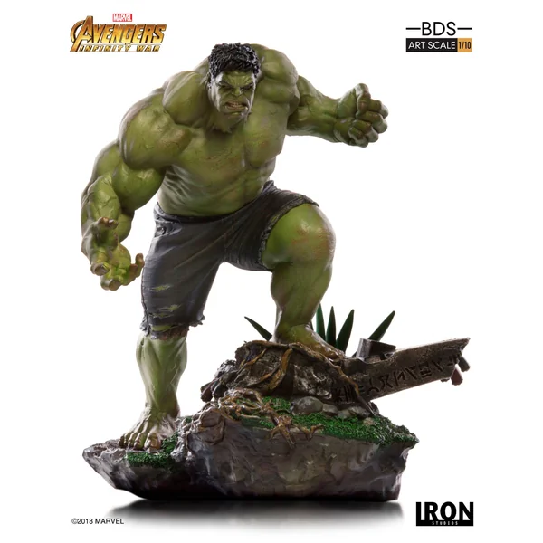 HULK STATUE 1/10 AVENGERS INFINTY WAR BDS ART SCALE IRON STUDIOS 25 CM