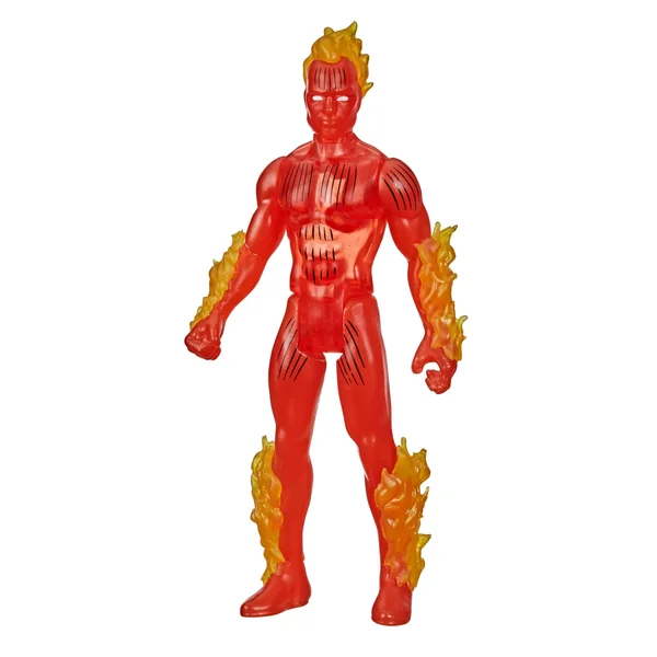 Human Torch figurine Marvel Legends Retro Collection Series Hasbro 10 cm