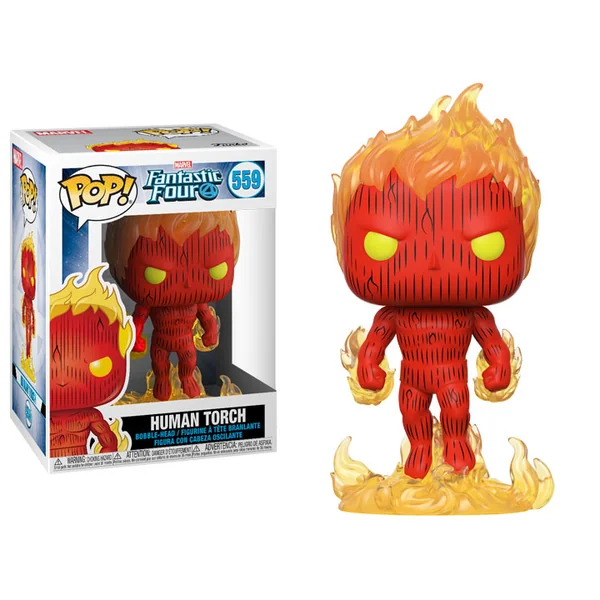 HUMAN TORCH FIRST APPEARANCE FIGURINE POP MARVEL 80TH FUNKO 501