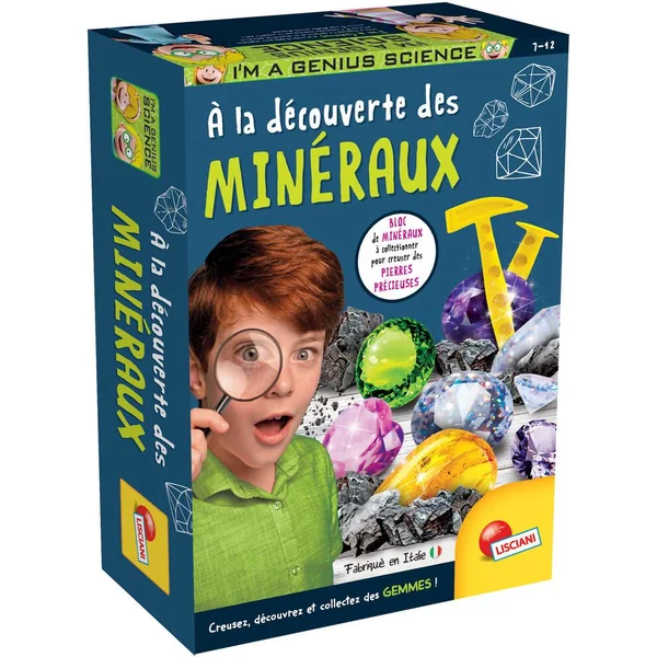 I'M A GENIUS SCIENZA POCKET- A LA DECOUVERTE DES MINERAUX