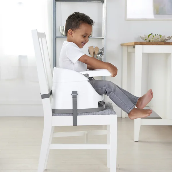 INGENUITY Rehausseur de chaise 2 en 1 Baby Base Cachemire 6m+, jusqu'à 22kg