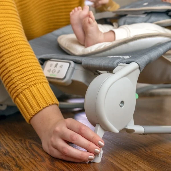 INGENUITY Transat de massage vibrant avec mélodie Happy Belly™ Rock-to-Bounce - Parker™ 0m+ d