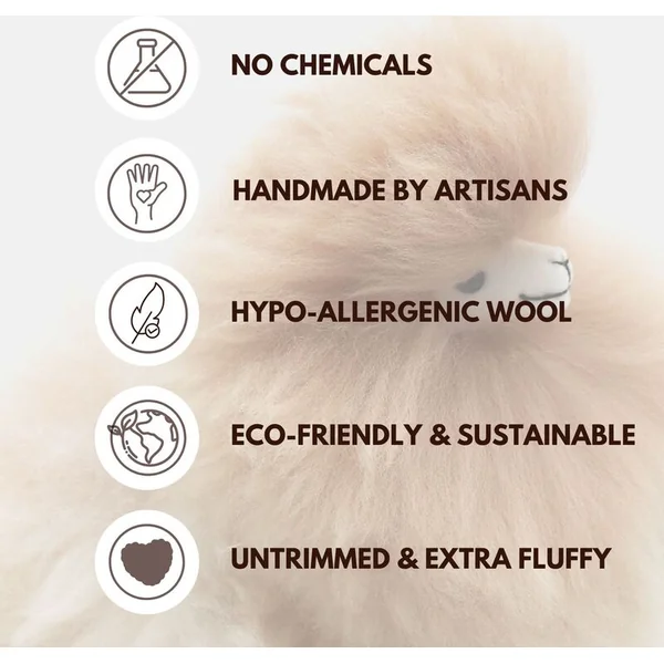 INKARI Peluche Alpaga Small Blond 23cm