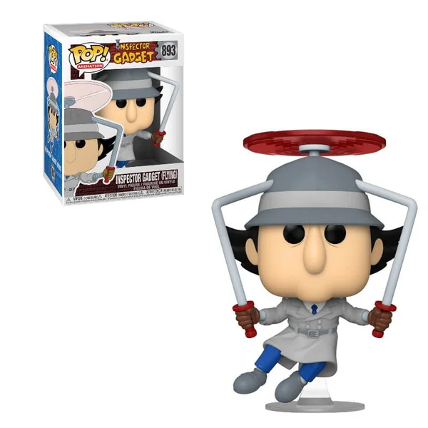 INSPECTEUR GADGET FLYING FIGURINE POP ANIMATION INSPECTEUR GADGET FUNKO 893