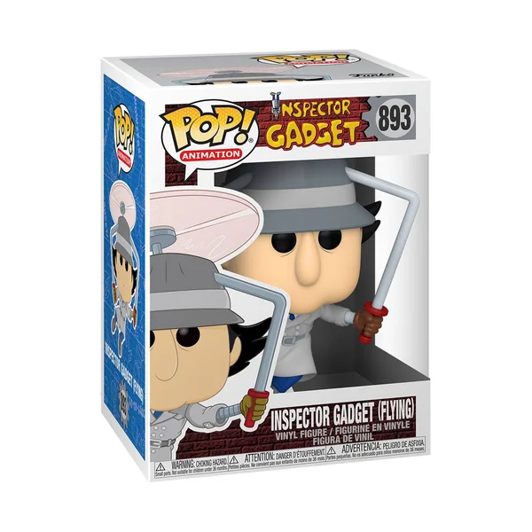 INSPECTEUR GADGET FLYING FIGURINE POP ANIMATION INSPECTEUR GADGET FUNKO 893