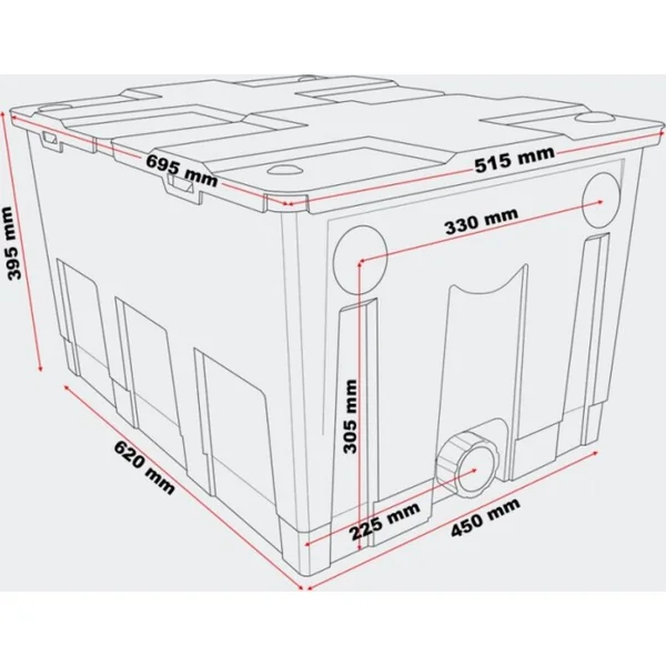 INVITAL Biofilter 550 pour étangs