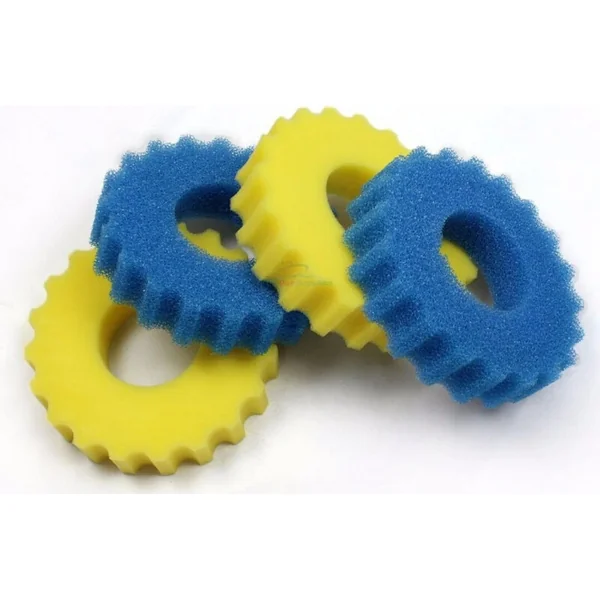 INVITAL ensemble mousse 1 jaune + 1 bleu pour 5000/5000 AUTO/10000/15000/15000 AUTO