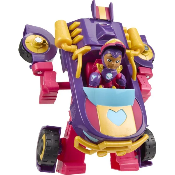 IRON MAN AND HIS AWESOME FRIENDS - FIGURINE ARMURE ET VEHICULE 2-EN-1 - IRON HEART