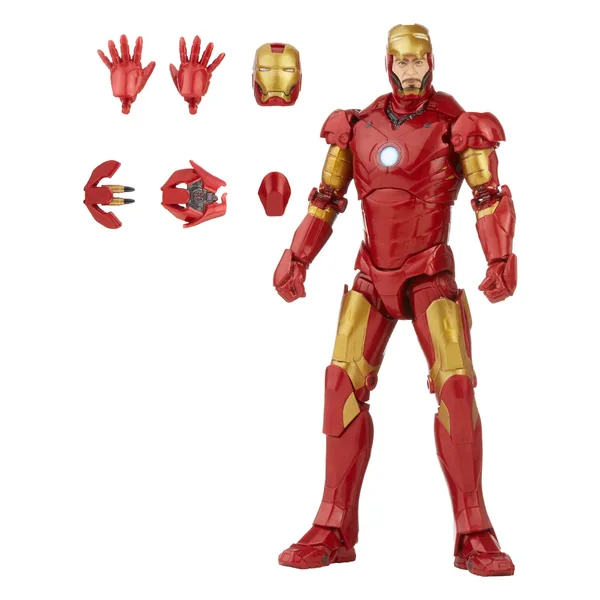 IRON MAN MARK III FIGURINE THE INFINITY SAGA MARVEL LEGENDS HASBRO 15 CM