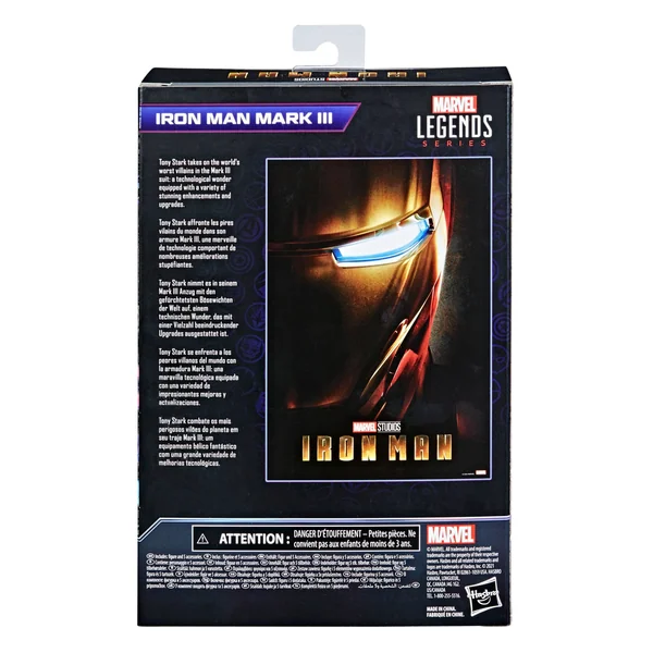 IRON MAN MARK III FIGURINE THE INFINITY SAGA MARVEL LEGENDS HASBRO 15 CM