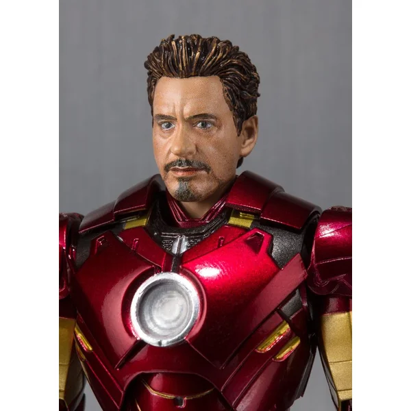 IRON MAN MARK V HALL OF ARMOR SET FIGURINE IRON MAN 2 TAMASHII NATIONS 14 CM