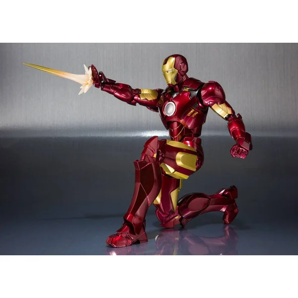IRON MAN MARK V HALL OF ARMOR SET FIGURINE IRON MAN 2 TAMASHII NATIONS 14 CM