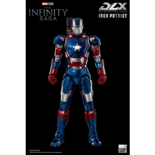Iron Patriot figurine 1/12 Infinity Saga DLX Threezero 17 cm
