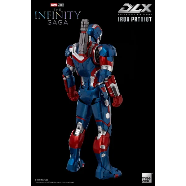 Iron Patriot figurine 1/12 Infinity Saga DLX Threezero 17 cm