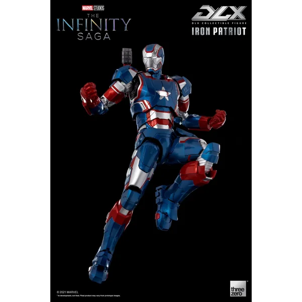 Iron Patriot figurine 1/12 Infinity Saga DLX Threezero 17 cm