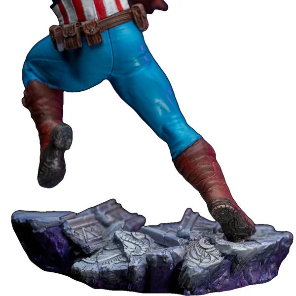 Iron Studios Marvel Comics - Captain America Gant de l'Infini Diorama Statue 1/10