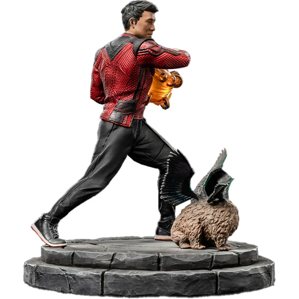 Iron Studios Shang-Chi et la Légende des Dix Anneaux - Statue Shang Chi & Morris 1/10