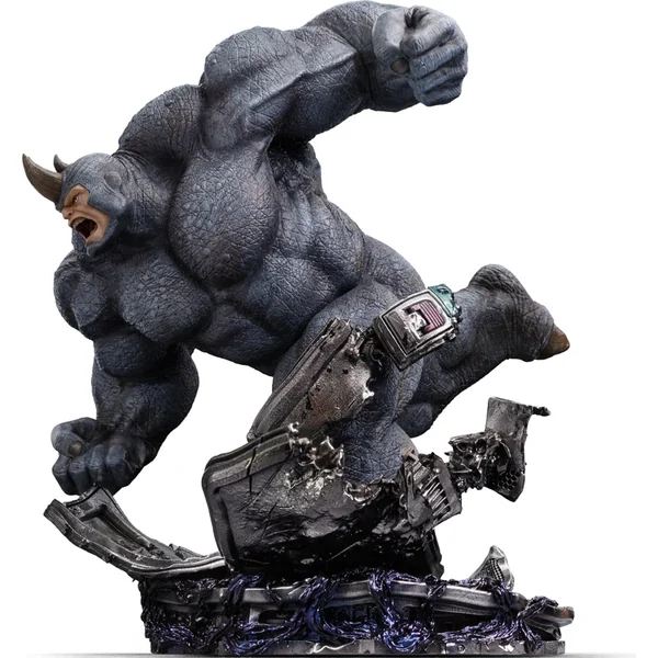Iron Studios Spiderman vs Villains - Rhino Diorama BDS Statue 1/10