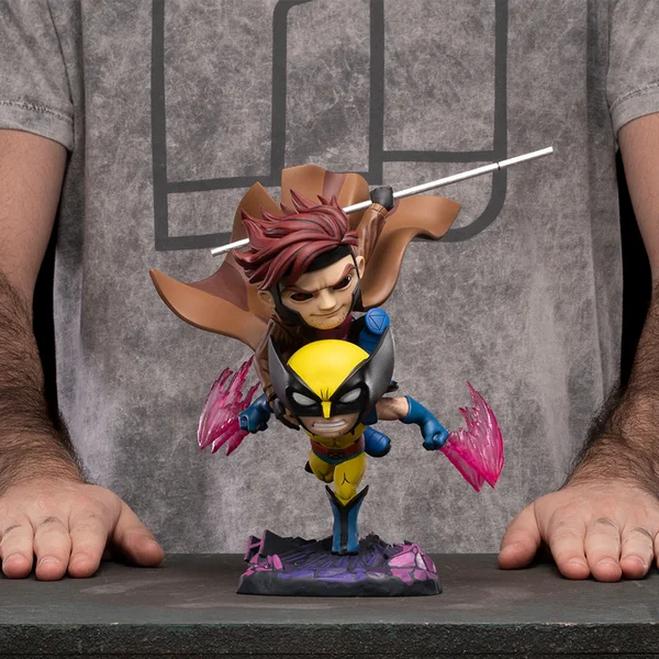 Iron Studios X-Men 97 - Gambit Et Wolverine Minico Figurine
