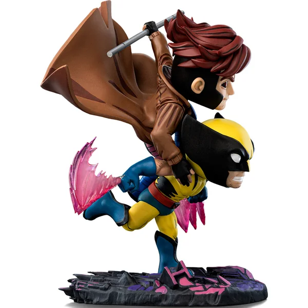 Iron Studios X-Men 97 - Gambit Et Wolverine Minico Figurine