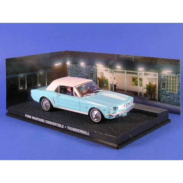 JAMES BOND, THUNDERBALL: FORD MUSTANG CONVERTIBLE - véhicule miniature 1/43°
