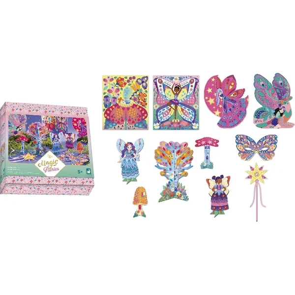 Janod Atelier Coffret Créatif XXL avec activités Fées Magiques