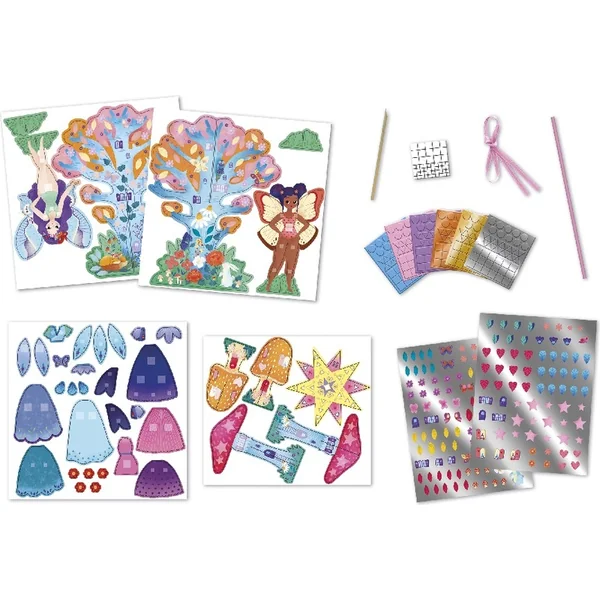Janod Atelier Coffret Créatif XXL avec activités Fées Magiques