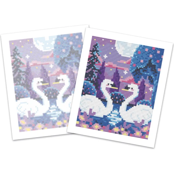 Janod Atelier Kit Créatif Maxi Clair de Lune Peinture aux Diamants