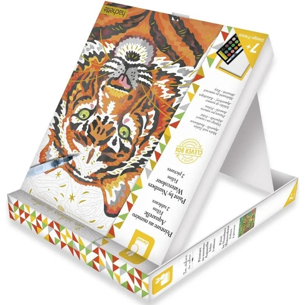 Janod Atelier Set Maxi Peinture par Numéros Fauves à partir de 7 ans