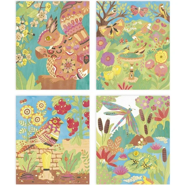 Janod Atelier Set Maxi Peinture à l'eau Jardin à partir de 6 ans