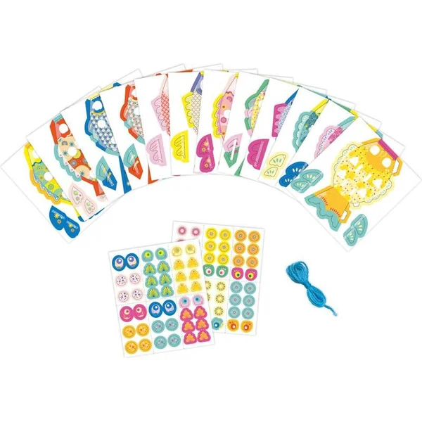 Janod Atelier Set Mini Origami pliages en papier Poissons