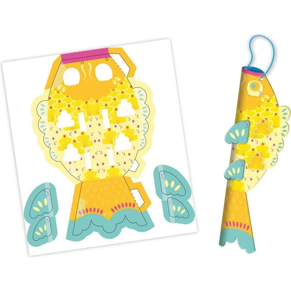 Janod Atelier Set Mini Origami pliages en papier Poissons