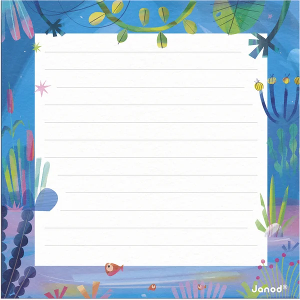 Janod Carte d'anniversaire avec puzzle Amour dans l'étang