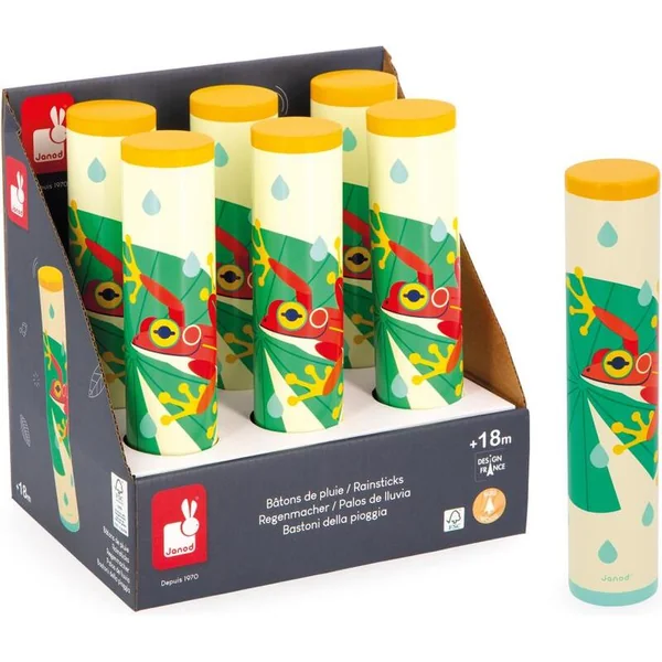 Janod Gioia Instrument de musique en bois pour enfants Pluie tombante