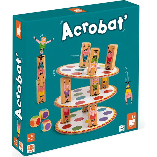 Janod Jeu de société pour enfants Acrobat 5+