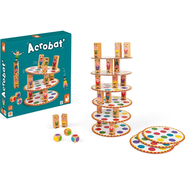 Janod Jeu de société pour enfants Acrobat 5+
